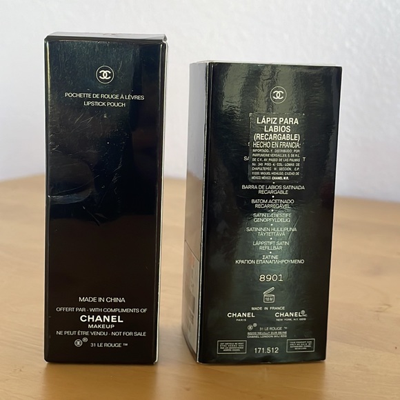 CHANEL 31 LE ROUGE LIPSTICK WITH POUCH (NWT) - Picture 7 of 8